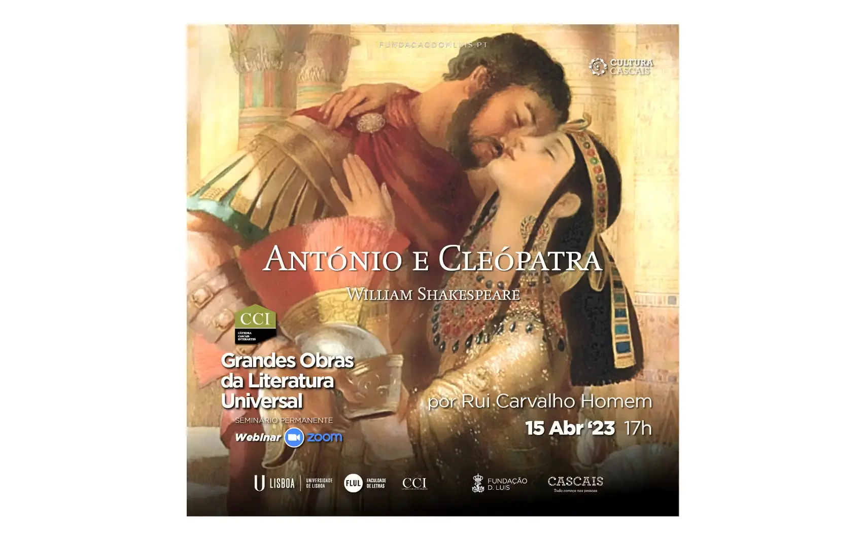 António e Cleópatra, de William Shakespeare, por Rui Carvalho Homem