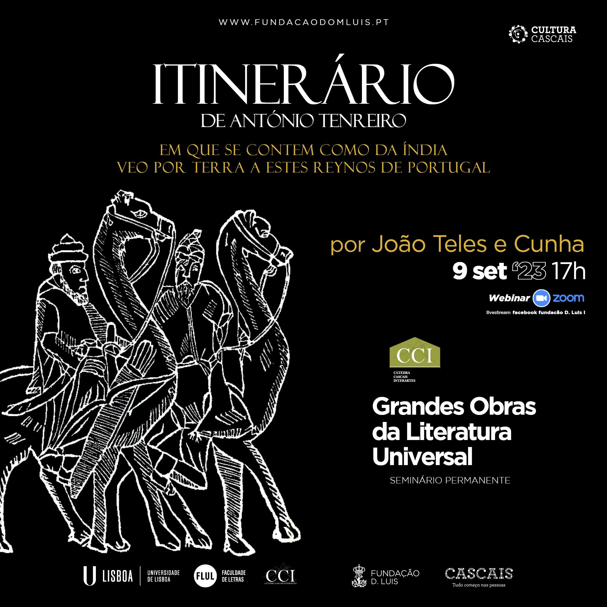 Itinerário de António Tenreiro, por João Teles e Cunha