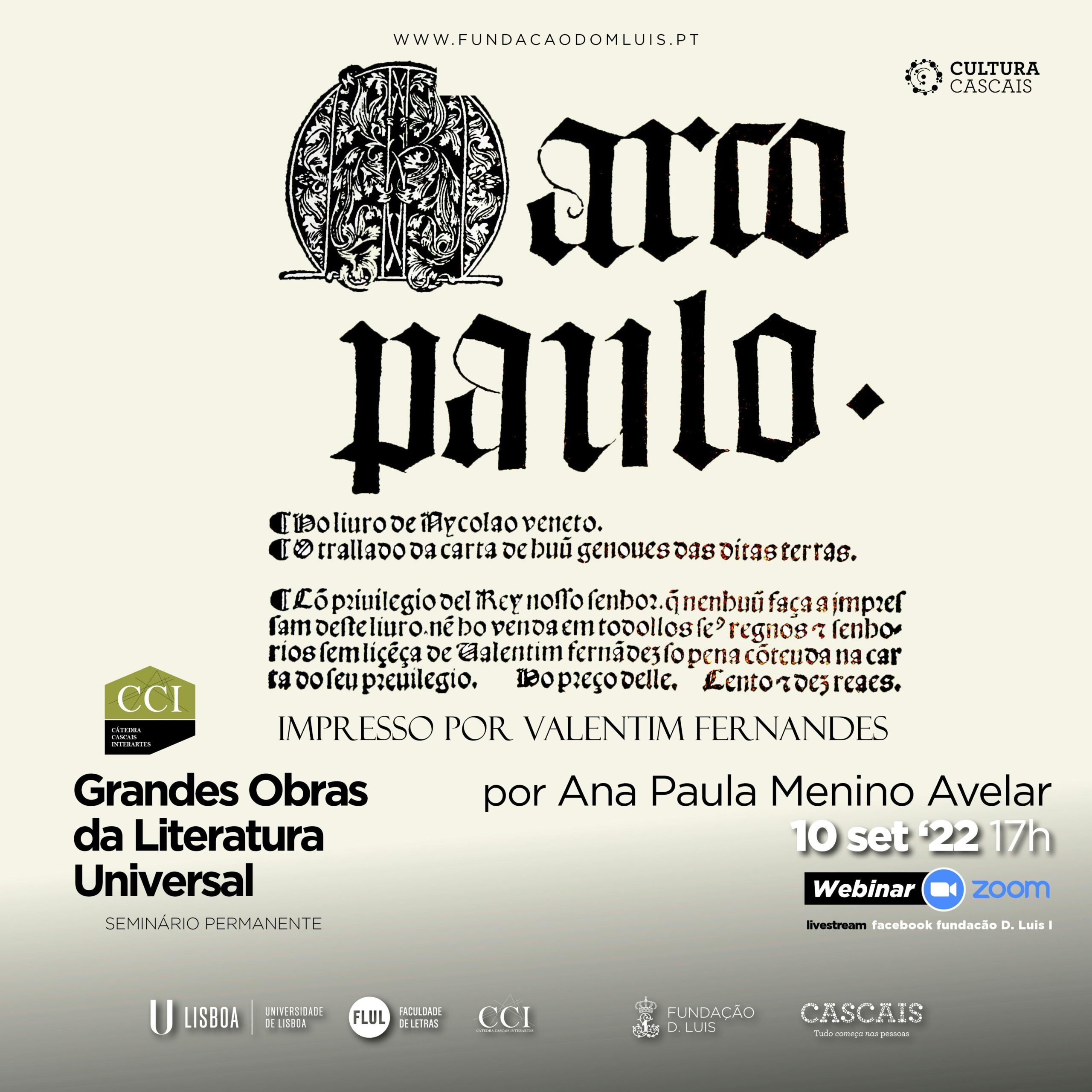O Livro de Marco Polo, por Ana Paula Menino Avelar